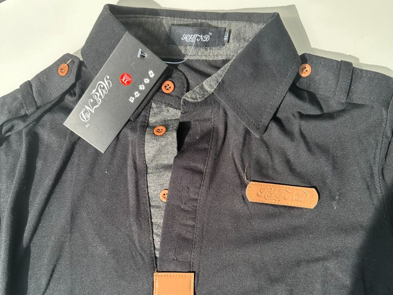 Maglioni & Felpe: Frühlingspulli mit Ledereinsatz – Nuovo e nell'imballaggio originale da Niederwangen b. Bern venduto da Walkershop 2