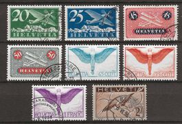 1933-37 : Flugpost Serie Nr. F4z - F13z - KP 550.--