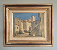 Tableau Michel Terrapon 1975 Lafare (Vaucluse)