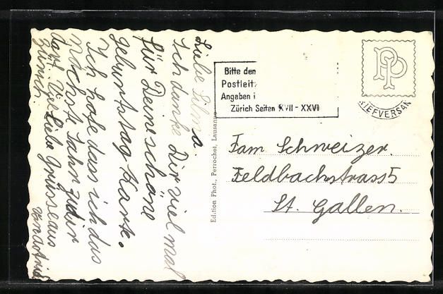 Cartoline postali: AK Lauterbrunnen, Hotel-Garten Steinbock – Usato da Berlin venduto da bartko-reher 1