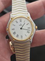 Montre Ebel Classic Wave acier or cadran blanc 33 mm