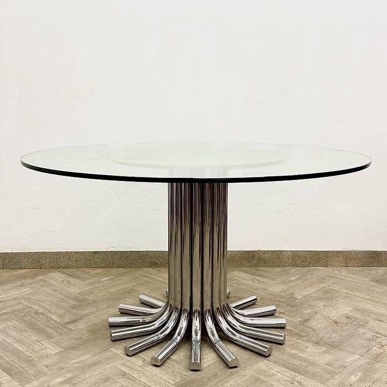 Tavoli: 70s italienischer Esstisch Rund – Usato da basel venduto da vintory.ch 2
