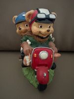 Teddybären auf Roller, Käseli Sammlerstück,  guter Zustand