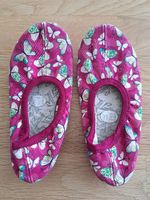Beck Gr. 27 Gymnastikschuhe Schmetterlinge Turnschläppli
