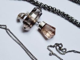 Silber Schmuck Konvolut: Ring, Ketten und Anhänger!