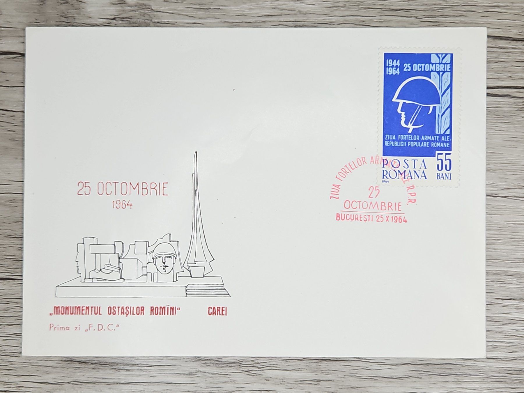 Alle Briefmarken: CL06 Enveloppe + Timbre Roumanie 1964 – Gebraucht aus Cousset von Patrick_Collections