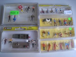 Preiser/Noch Figuren-Sets, verschiedene Themen, Neuwertig