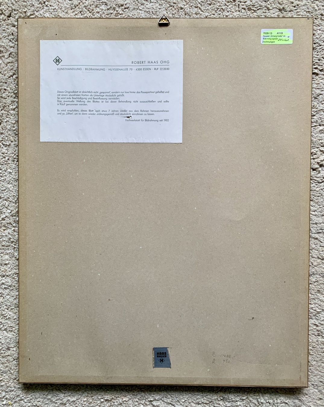 Dipinti: Schang Hutter Aquarell – Usato da Regensdorf venduto da JoergR 6