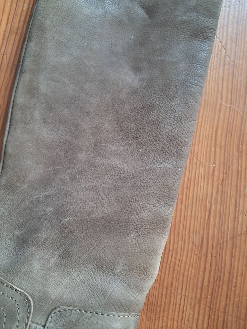 Damenschuhe: Lederstiefel (innen & aussen) . 37 . Taupe . – Gebraucht aus Leuggelbach von schmetterlings-fee 4