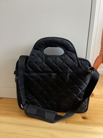 Geräumige Laptoptasche schwarz Portobello