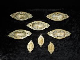 Wunderschöne Jugendstil Schubladengriffe