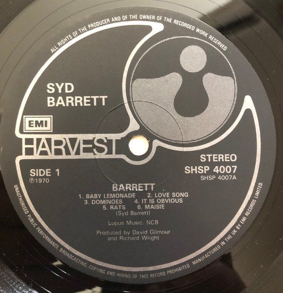 Dischi in vinile: Syd Barrett – Barrett LP – Usato da Wenslingen venduto da riger11 2