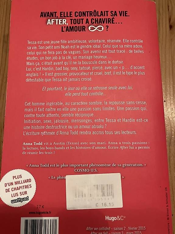 Libri: 8 Romans de Anna Todd – Usato da St-Cierges venduto da bin_27k6 1