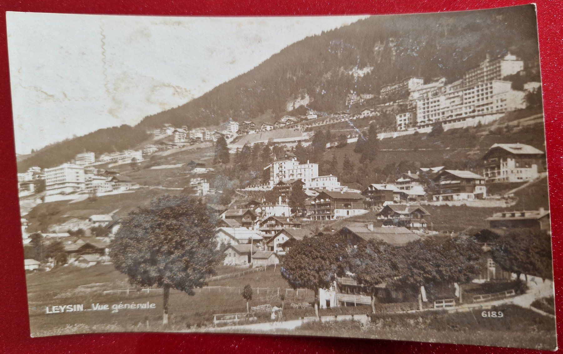 Cartoline postali: Leysin Vue générale 1917 – Usato da Melchnau venduto da Fishel