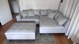 Ecksofa grau