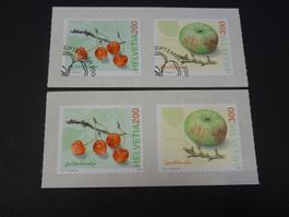 2006 DAUERMARKEN ALTES OBST, POSTFRISCH/AUSGABETAG AUF FOLIE