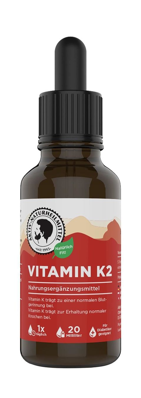 Nahrung, Vitamine & Mineralien: Vitamin K2 MK7 (100% all-trans) | 20ml | – Neu und originalverpackt aus Frutigen von AktivNaturheilmittel 1
