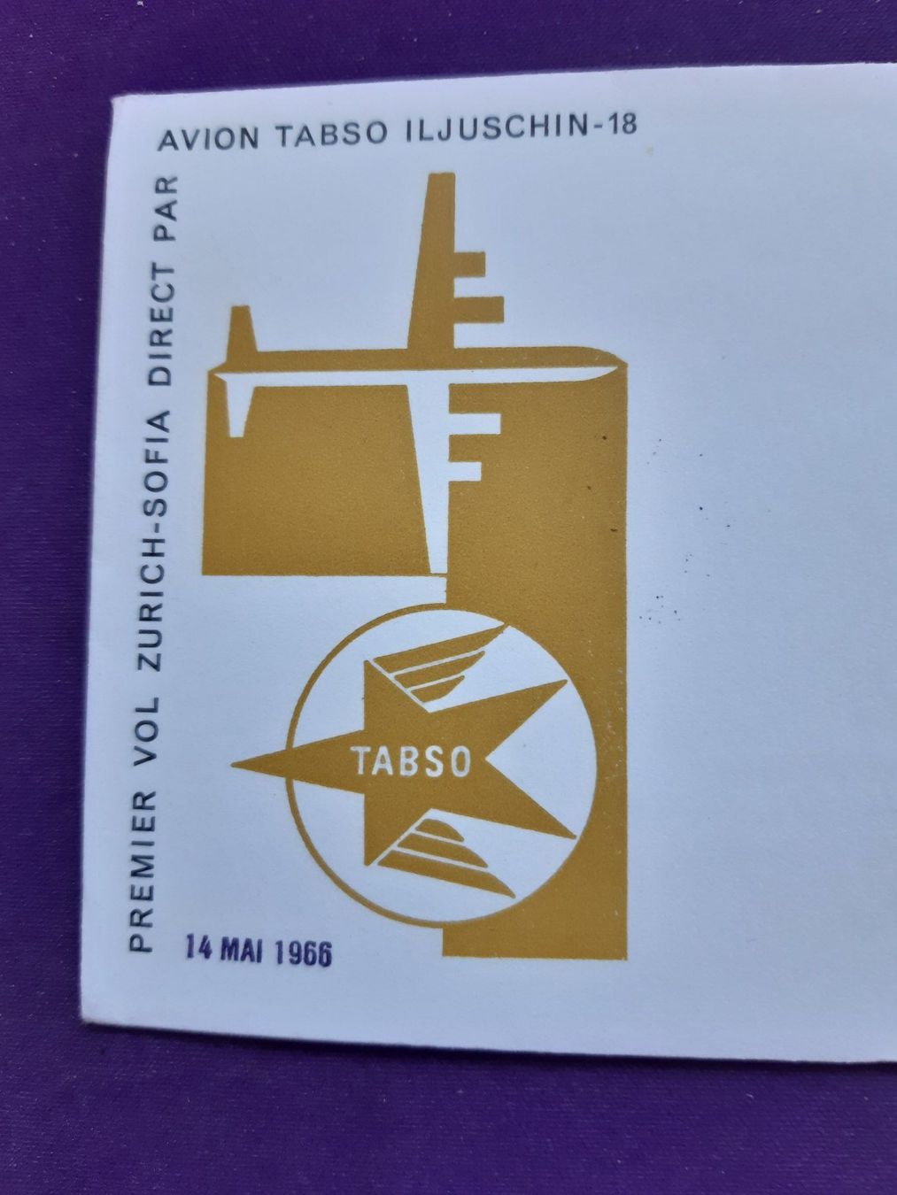 Tutti i francobolli: Erstflugbrief, eingeschrieben Zürich-SOFIA 14.5.66 – Usato da Wangs venduto da weisstannen01 2