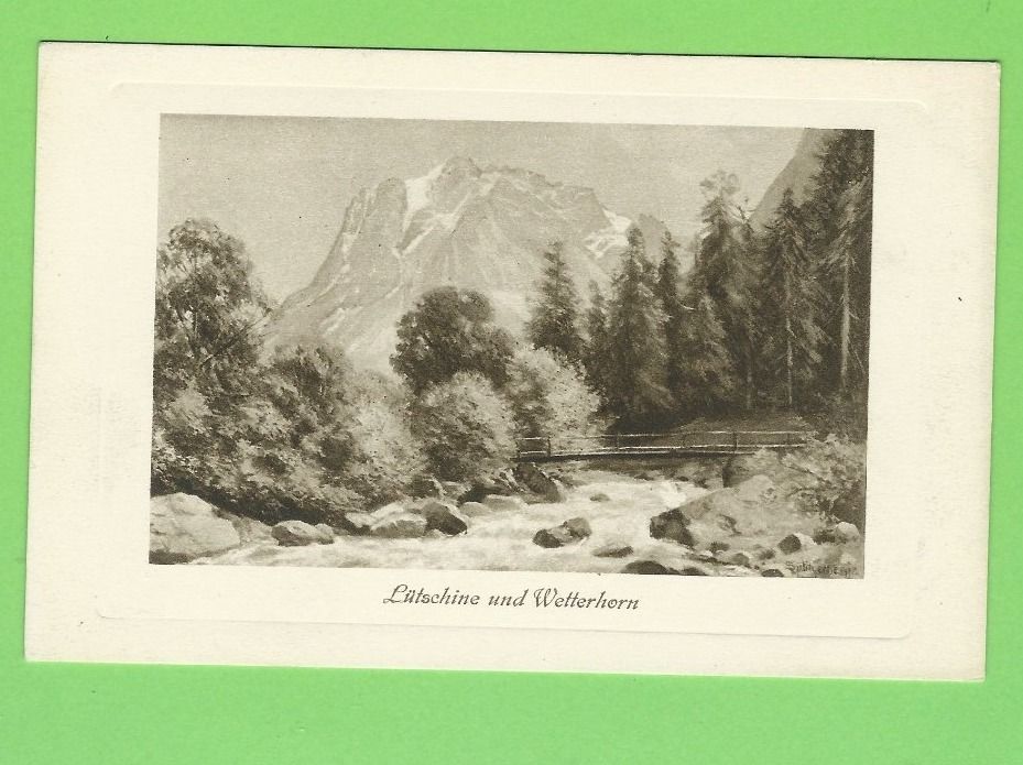 Cartoline postali: Lütschine und Wetterhorn – Nuovo (secondo la descrizione) da Zürich venduto da t24_de