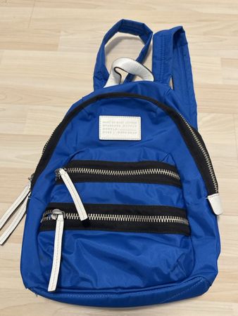kleiner Marc Jacobs Rucksack, blau, praktisch neuwertig