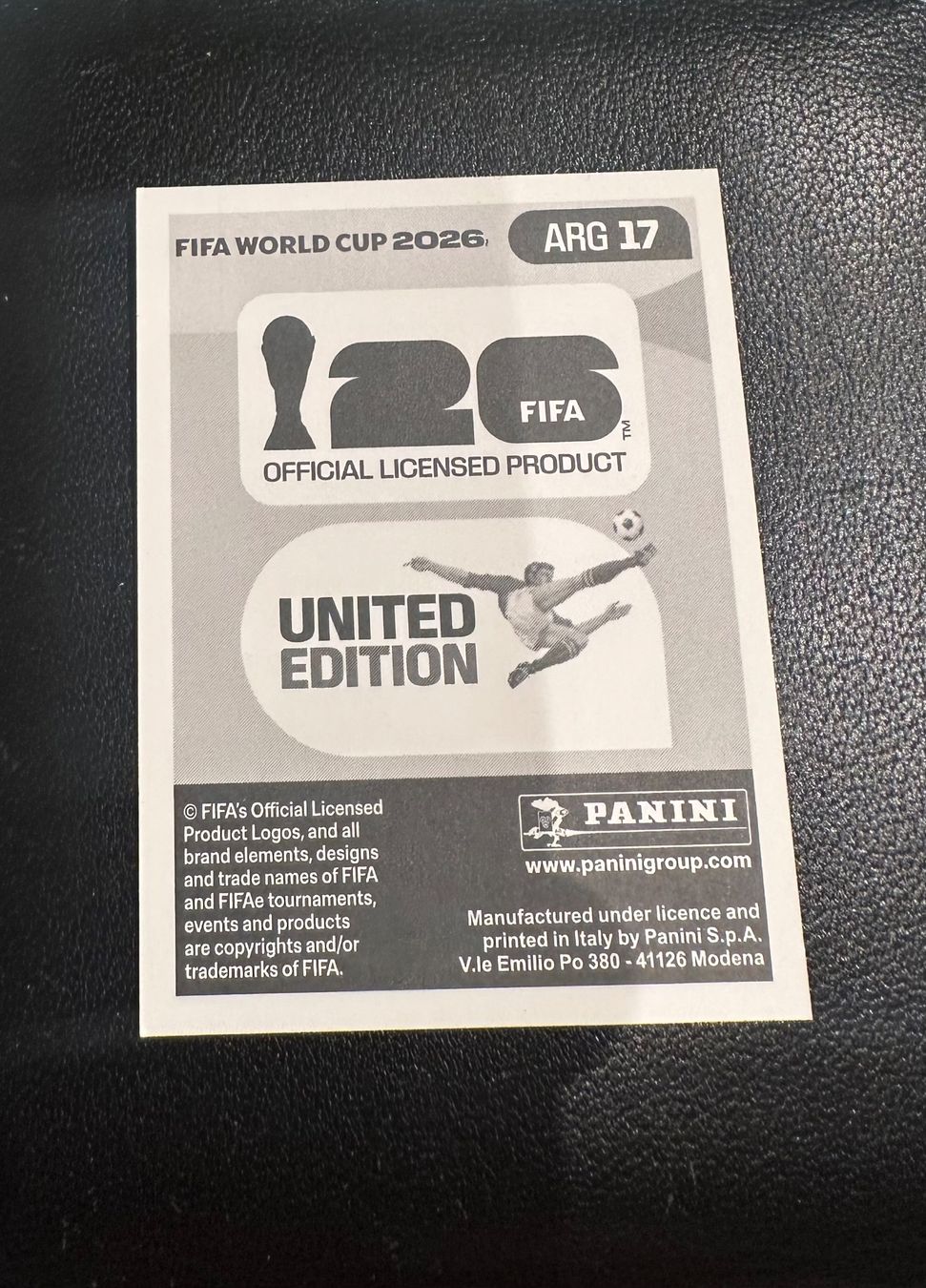 Panini Carte collezionabili: PANINI LIONEL MESSI ARG17 – Usato da Payerne venduto da mike_lth 1