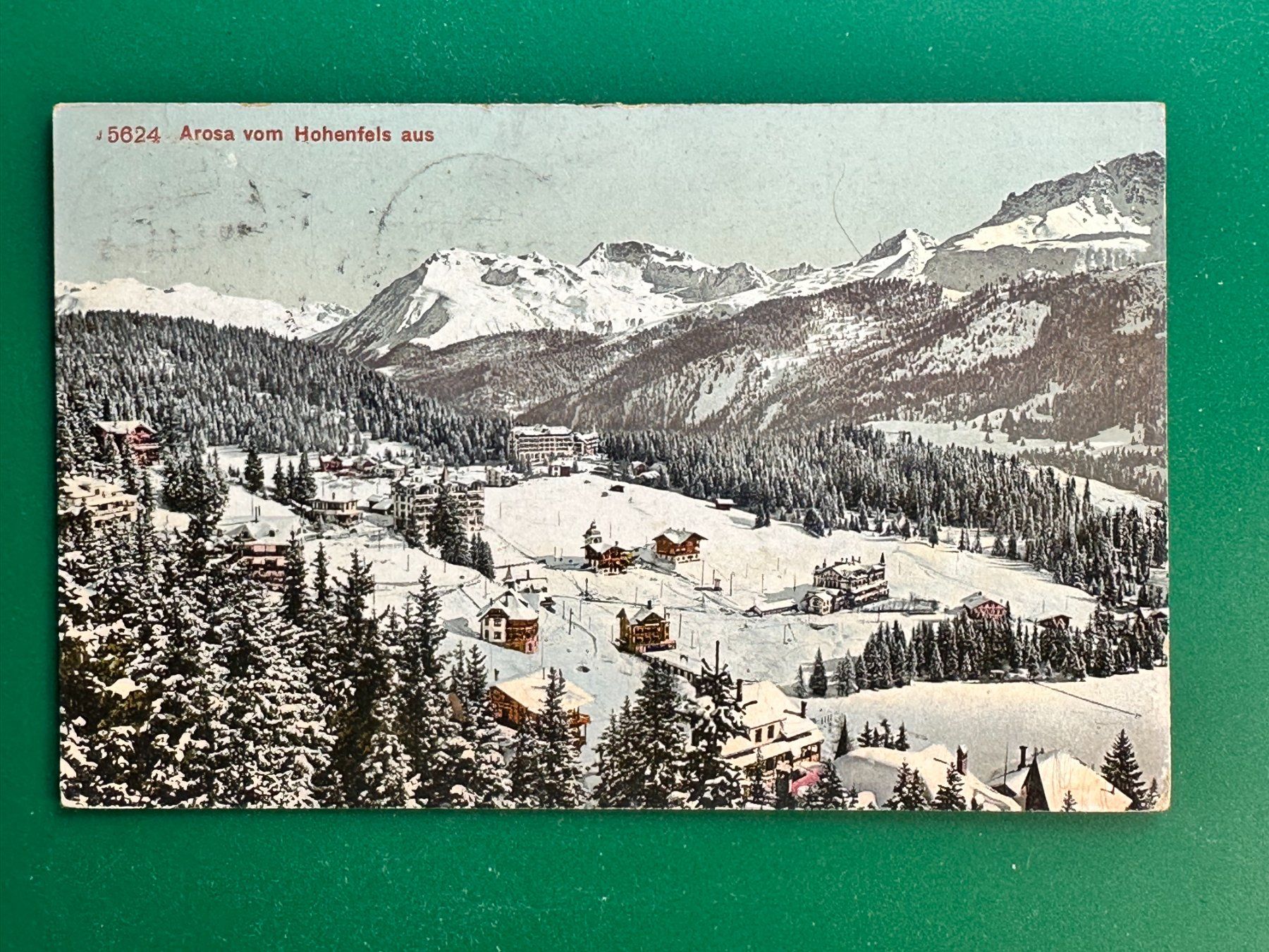 Ansichtskarten: Arosa vom Hohenfels aus – Gebraucht aus Steg VS von danwer74
