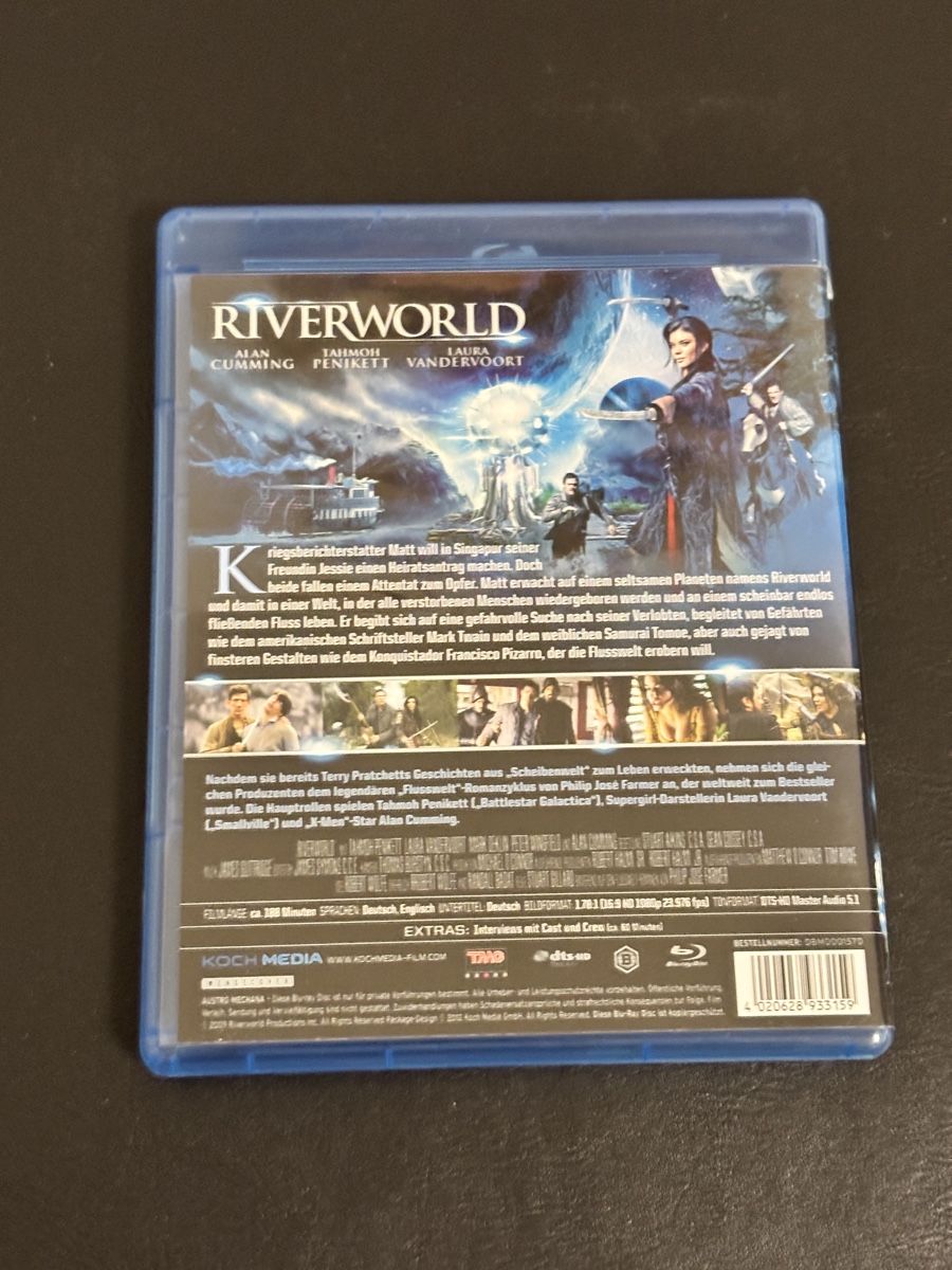 Alle DVDs: Riverworld Sci-Fi Fantasy Blu Ray – Gebraucht aus Luzern von Armastra 1