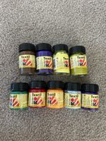 Marabu Textil Fabric Paint Set 9 Bottles 15ml each New