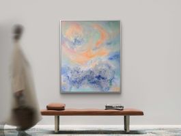 Originalgemälde XXL auf Leinwand 100x120 cm, Unikat!