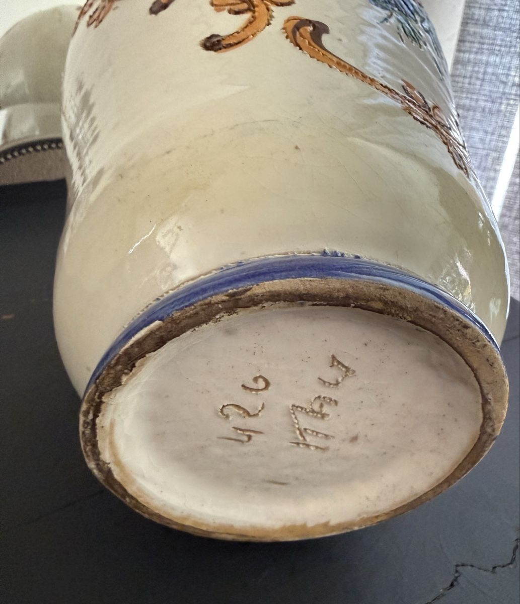 Vase & Récipients: Vase décoratif vintage avec fleurs – D'occasion à Agiez par Beve15 2