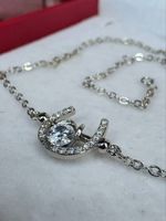 Bracelet argent avec diamant de moissanite certifié GRA