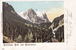 Rosenlaui Well und Wetterhorn 1902