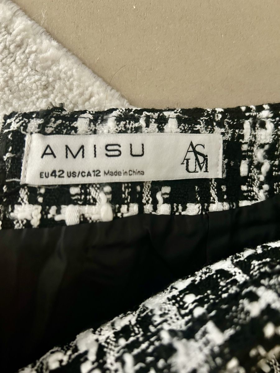 Röcke: Black and white mini skirt – Neu (gemäss Beschreibung) aus Belp von jan_6yvx 1