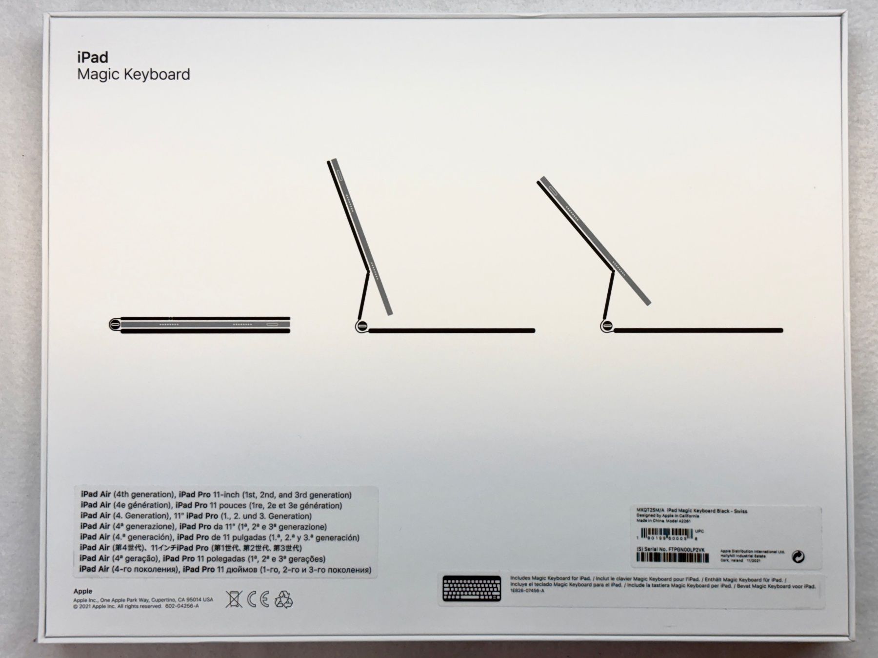 Apple Tastiere: Apple Magic Keyboard (iPad Air / iPad Pro 11") – Usato da Schlatt TG venduto da Heyhey 6