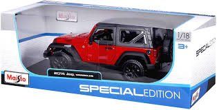 Jeep Modellautos: Jeep Wrangler "Willys" 2014-2018 rot / schwarz      1:18 – Neu und originalverpackt aus Gerlafingen von espero88 9