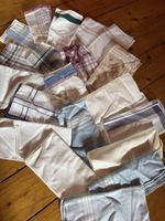 20 Stück neu & alt Herren Taschentücher Konvolut 10