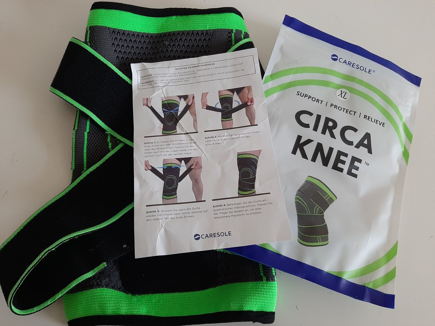 Attrezzature mediche: Kniebandage CARESOLE Gr. XL – Usato da Konolfingen venduto da Mcumulus 2
