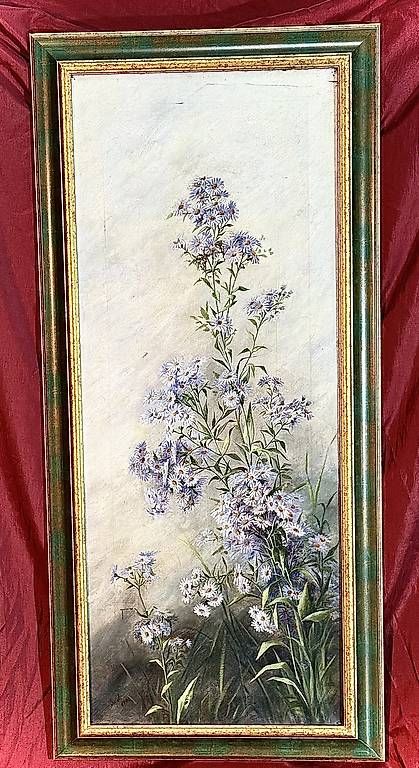 Gemälde: Herbstastern  signiert G. J., datiert 1900 – Gebraucht aus Fahrwangen von Dirk.Gerlach 1