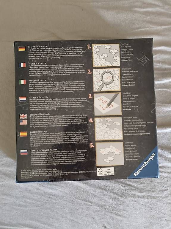 Puzzle: Ravensburger Puzzle 759 - escape – Usato da Zürich venduto da sar_pv7b 1
