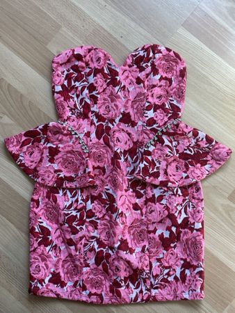 Robe bustier Zara à fleurs 