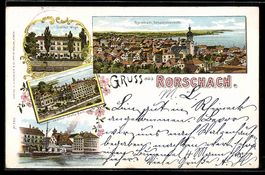 Litho Rorschach, Totalansicht, Institut 