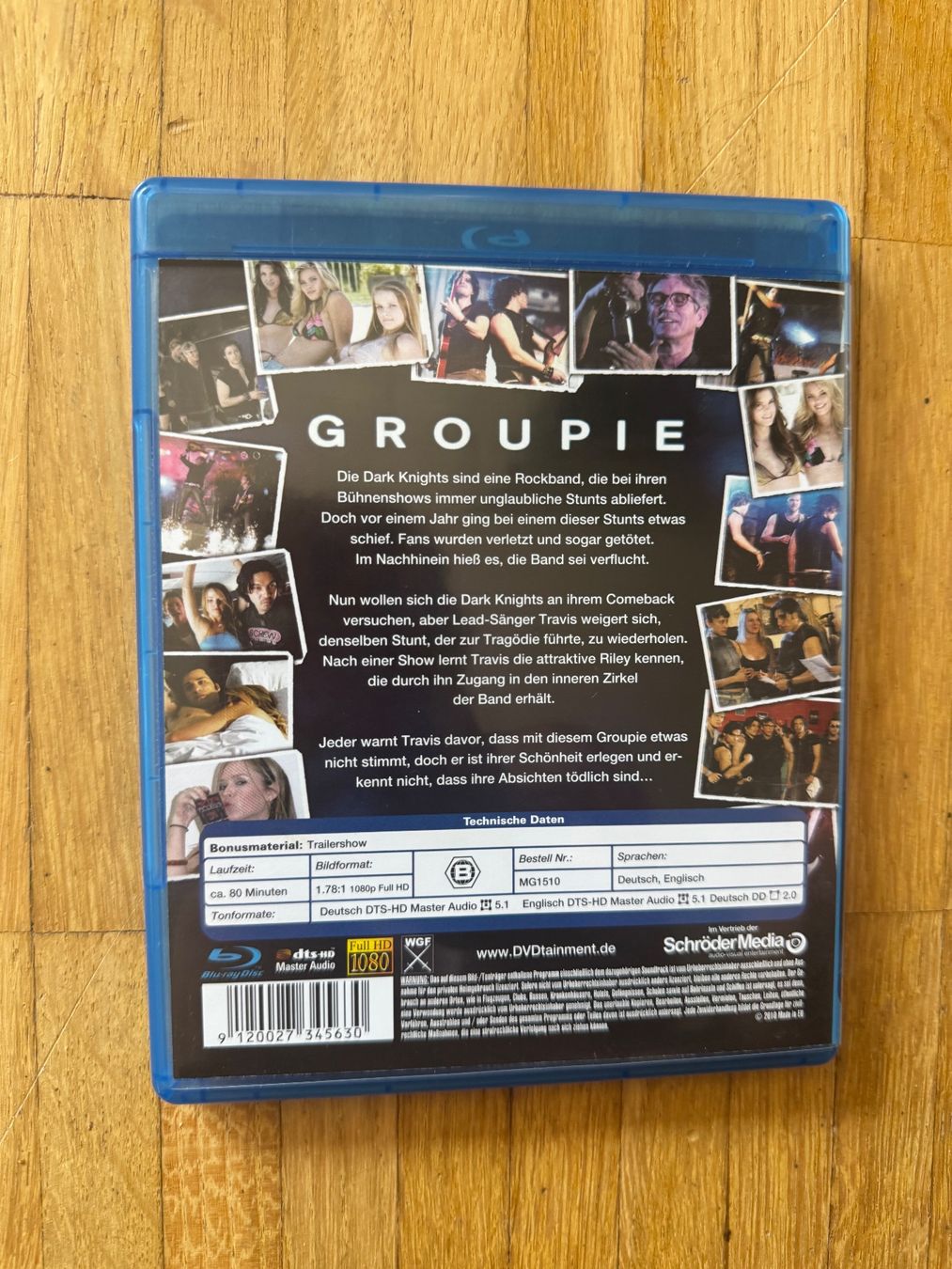 Tutti i DVDs: GROUPIE. (BLU-RAY) RARITÄT – Usato da Basel venduto da san_2qlq 1