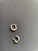 Chic Silver Hoop Earrings 