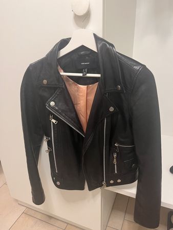 Vero Moda Echtlederjacke Damen XS – Schwarz