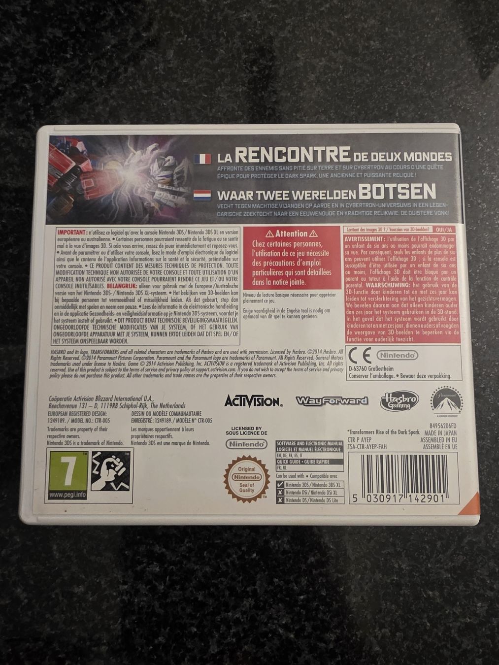 Giochi: Transformers the Dark Spark Nintendo 3DS – Usato da Chavornay venduto da Crash37 1