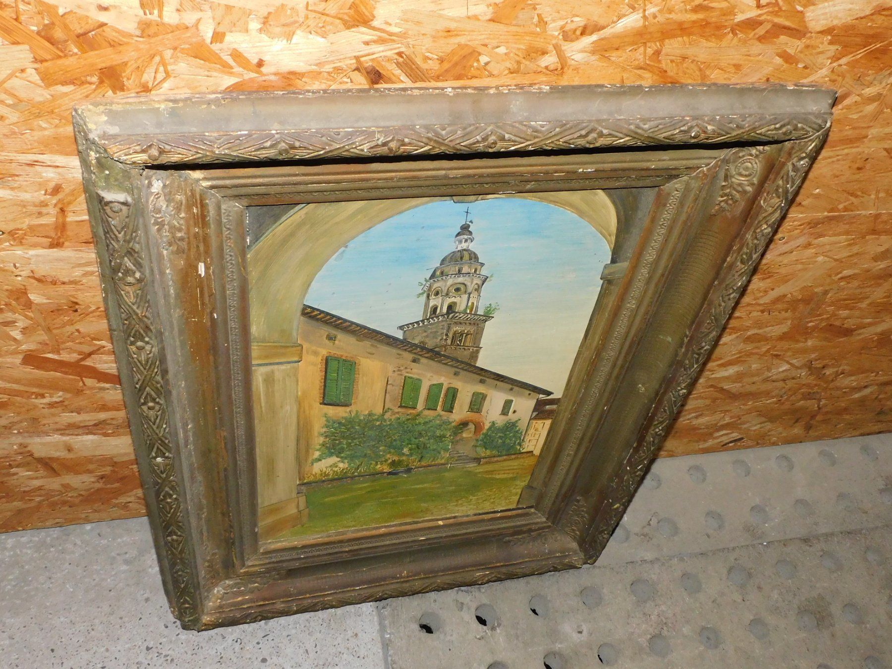 Tableaux: Kunst Ölgemälde Bild mit antik Rahmen – D'occasion à Sursee par 76 6