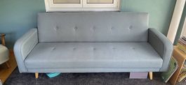 Sofa Bett Stoff gut erhalten