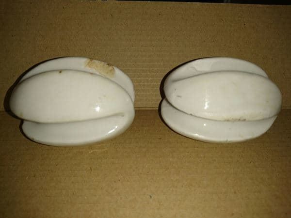 Interruttori: 6 Anciens Isolateurs en Porcelaine – Usato da Cortaillod venduto da signep 2