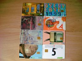 Sammlung Telefonkarten Holland mit verschiedenen Motiven