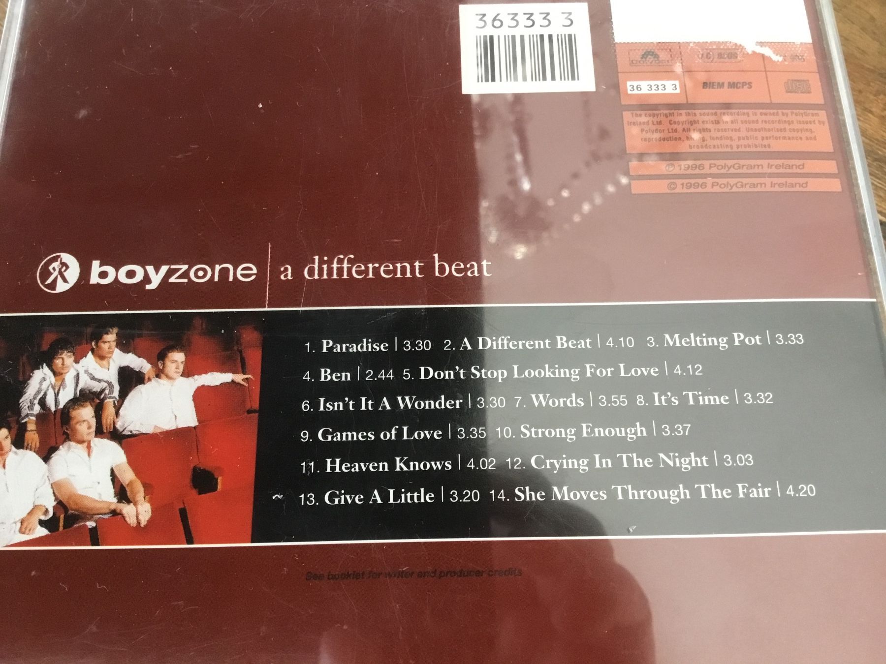 CD: Boyzone - A Different Beat - CD - – Usato da Thierachern venduto da sweden08 1